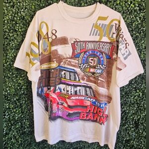 Mens XL Chase Authentics Vintage NASCAR 50th Anniversary T-Shirt